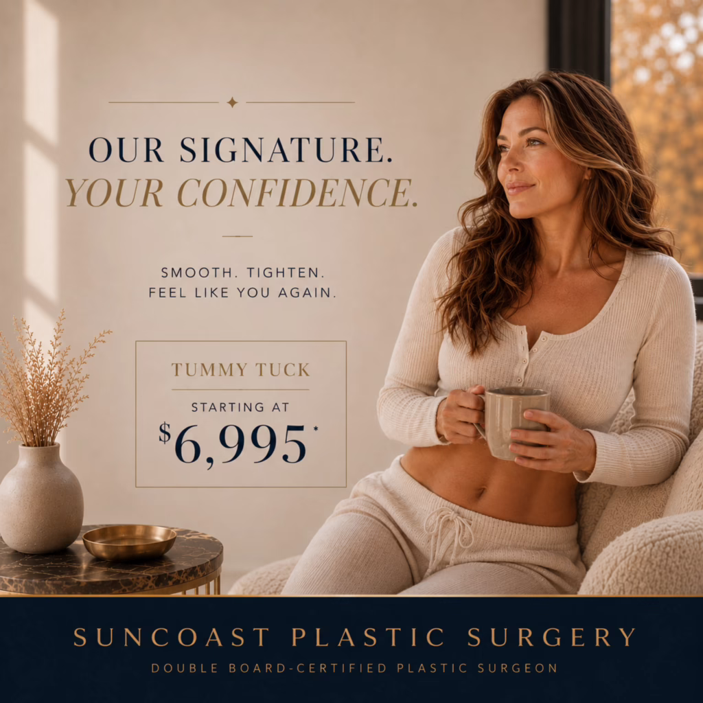 Get our Signature Tummy Tuck alone for $6995